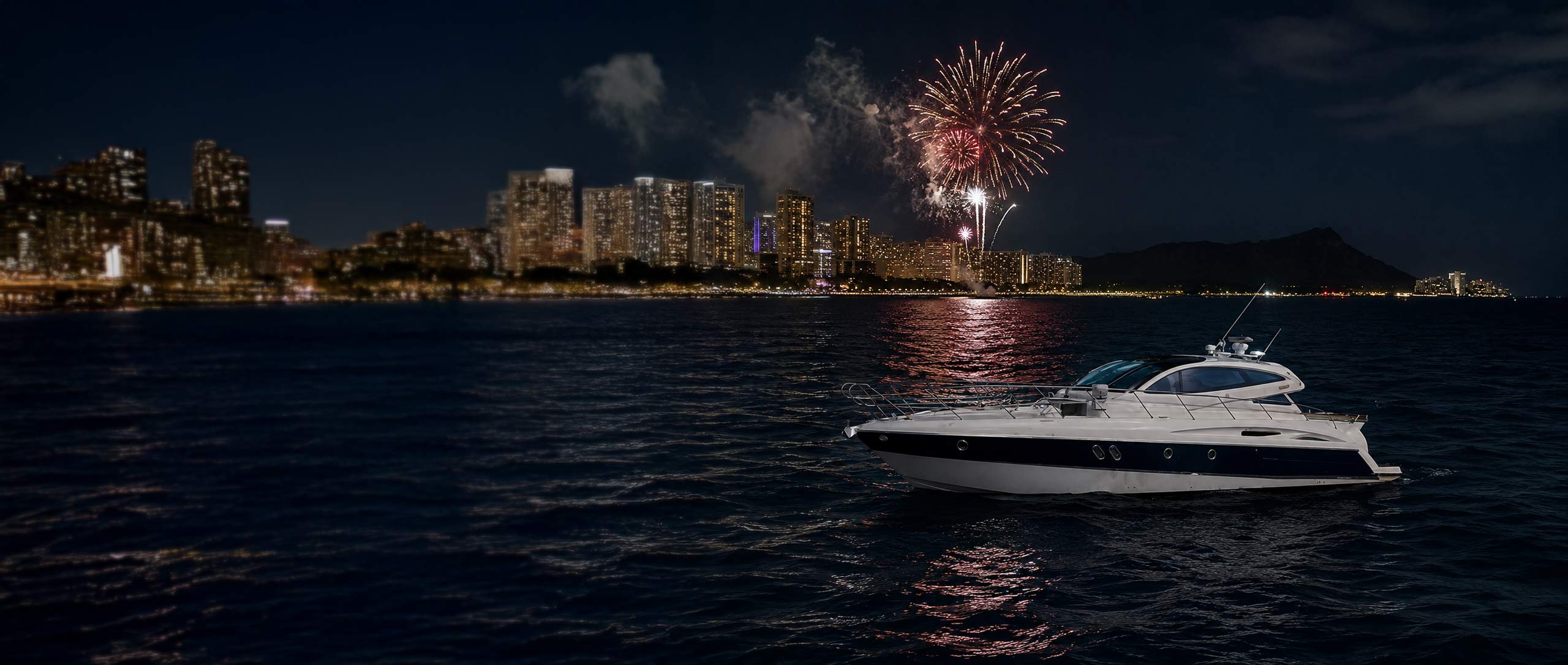 Friday Sunset Dinner & Fireworks Charter