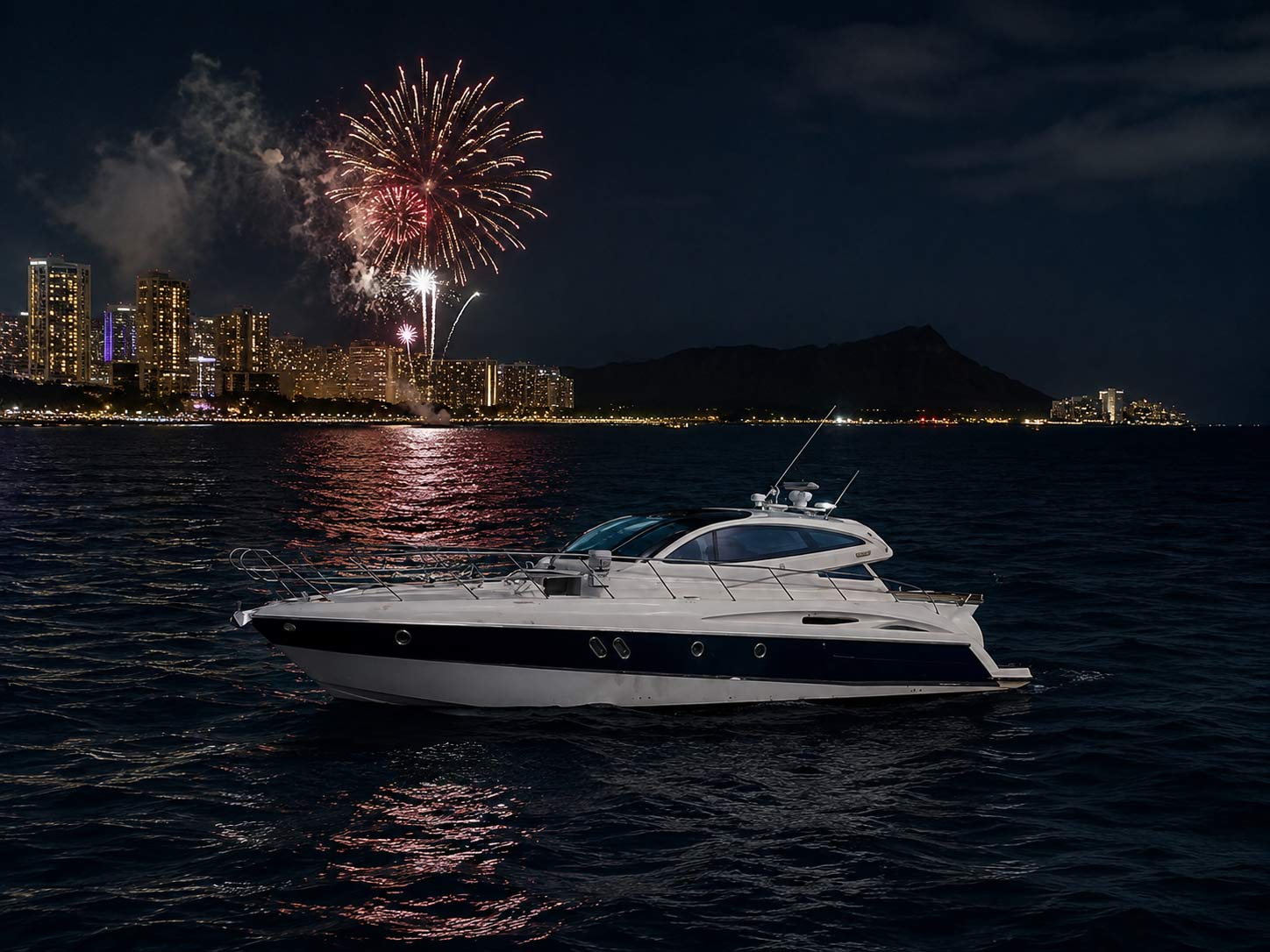 Friday Sunset Dinner & Fireworks Charter