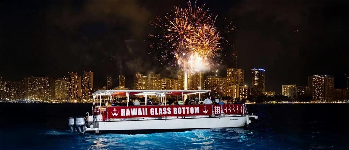 Glass Bottom Boat Fireworks